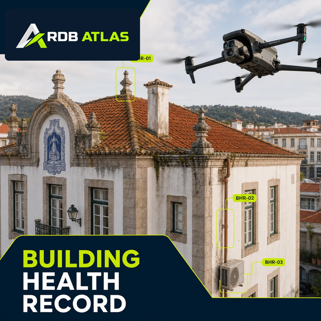 DJI Matrice 4T na criação de um Histórico Visual do Ativo com pontos codificados